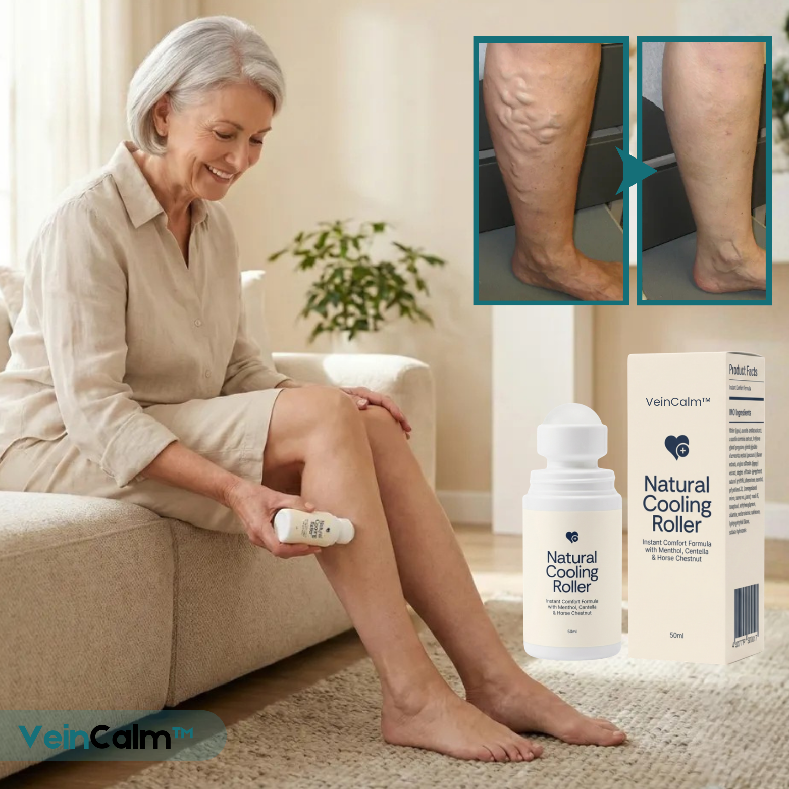 VeinCalm™ Roller Lymphatique Rafraîchissant pour les Jambes