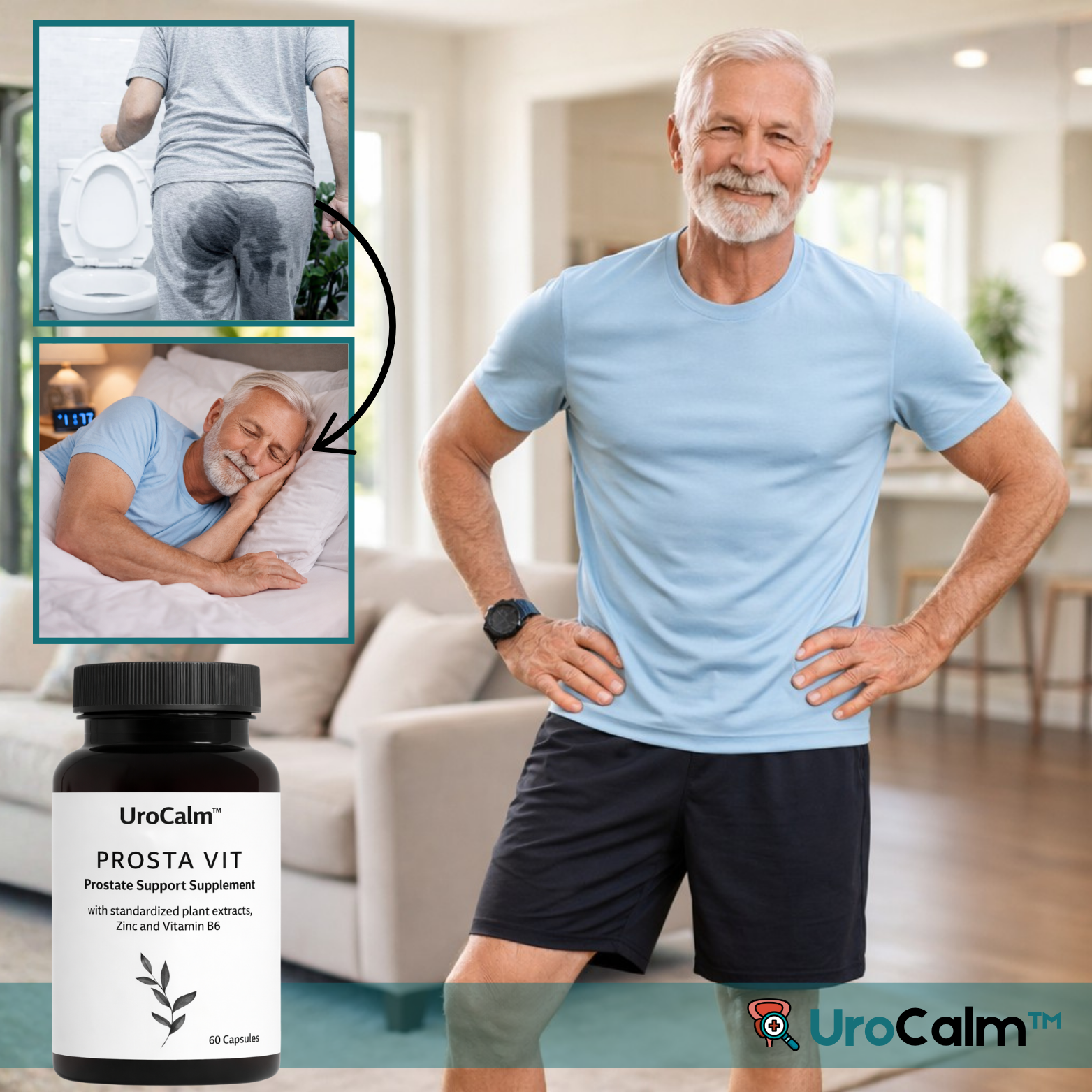 UroCalm™ Complément de Soutien de la Prostate