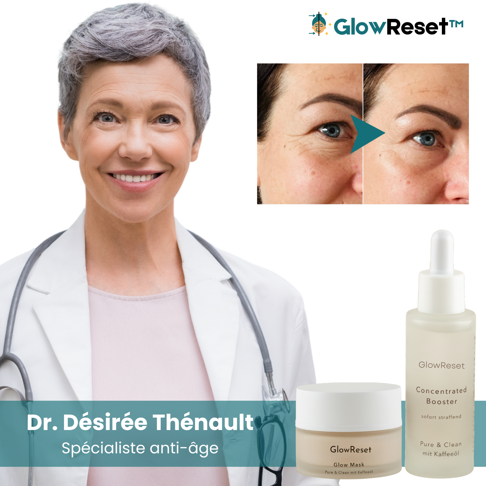 GlowReset™ Set de soin de nuit anti-rides