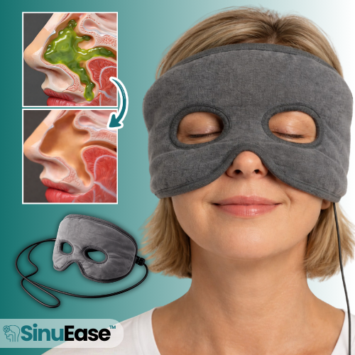 SinuEase™ | Masque Chauffant pour les Sinus