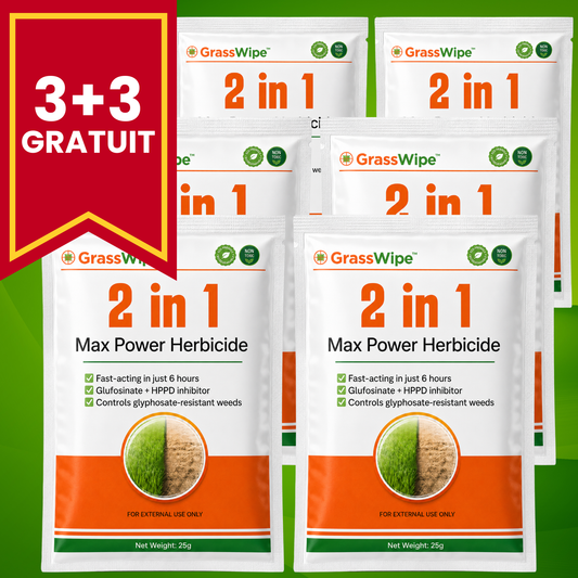 GrassWipe™ Désherbant 2-en-1 Puissance Max
